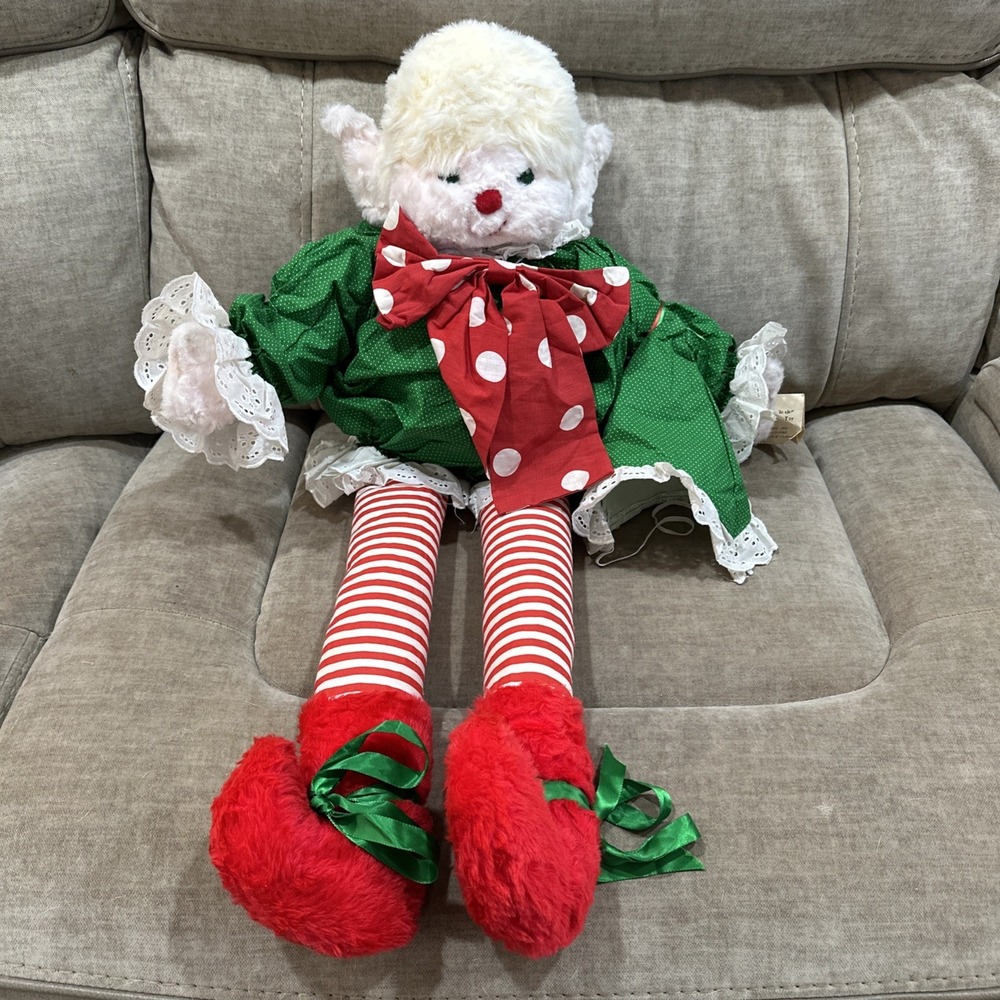 Ms.‎ Noah Toy Elf Stuffed Animal Plush Large "Can Do" Rare Vintage W Tags 1988